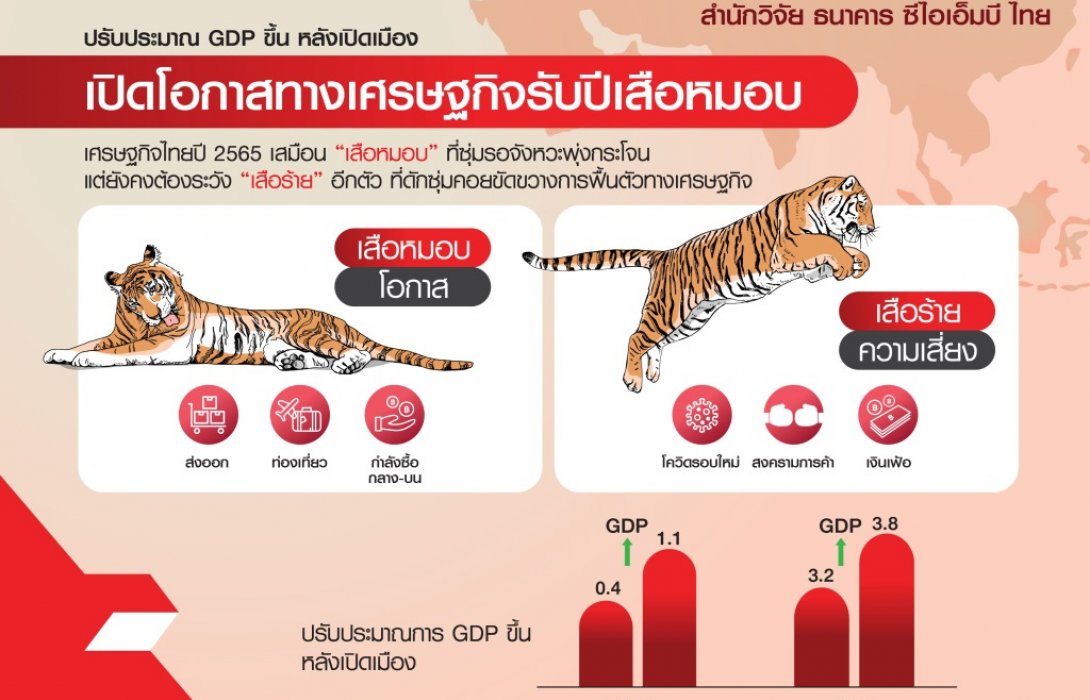 เปิดโอกาสเศรษฐกิจรับปีเสือหมอบไทยไม่ใช่คนป่วยแห่งเอเชีย