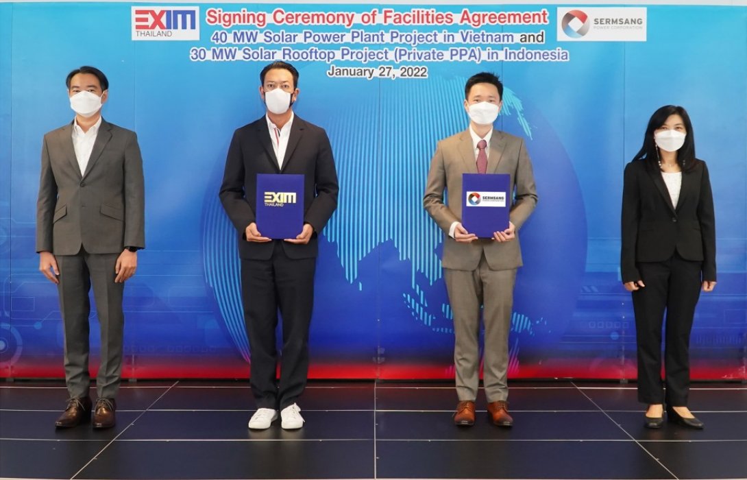 EXIM BANK สนับสนุนทางการเงิน1,287ล้านบาท ให้กลุ่มเสริมสร้าง พาวเวอร์ คอร์ปอเรชั่น 