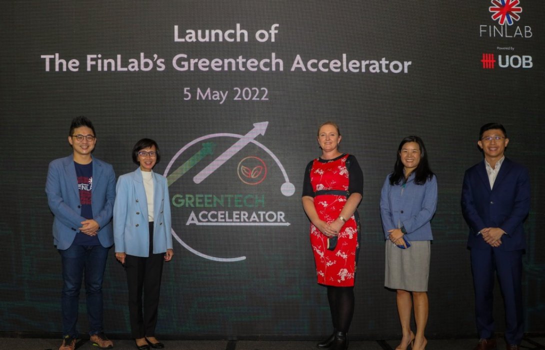 เดอะฟินแล็บ โดยธนาคารยูโอบี เปิดตัวโครงการ The Greentech Accelerator                          