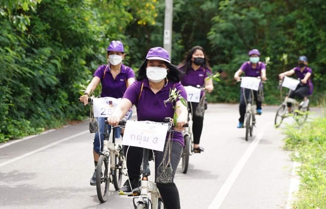 SCB ชวนกัน “ปั่น ไป ปลูก” เติมพื้นที่สีเขียวในโครงการ Our Khung Bangkachao