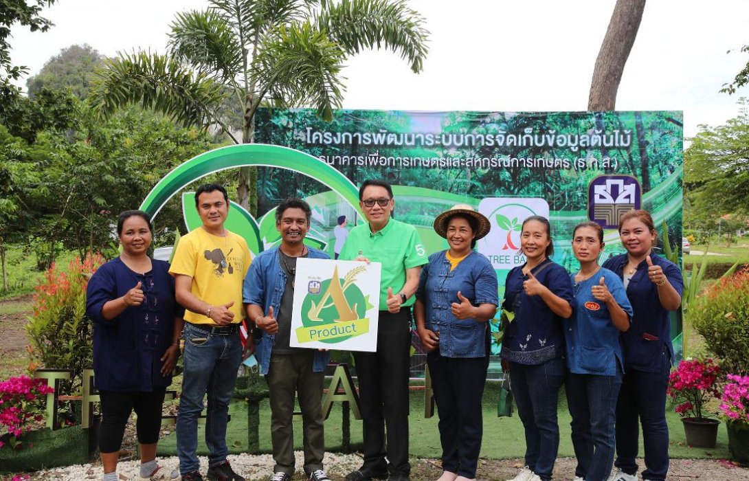 ธ.ก.ส.เปิดตัวแอปฯTree Bank สร้างฐานข้อมูลต้นไม้ พร้อมเพิ่มมูลค่าสู่หลักทรัพย์ค้ำประกันและรายได้จากคาร์บอนเครดิต 