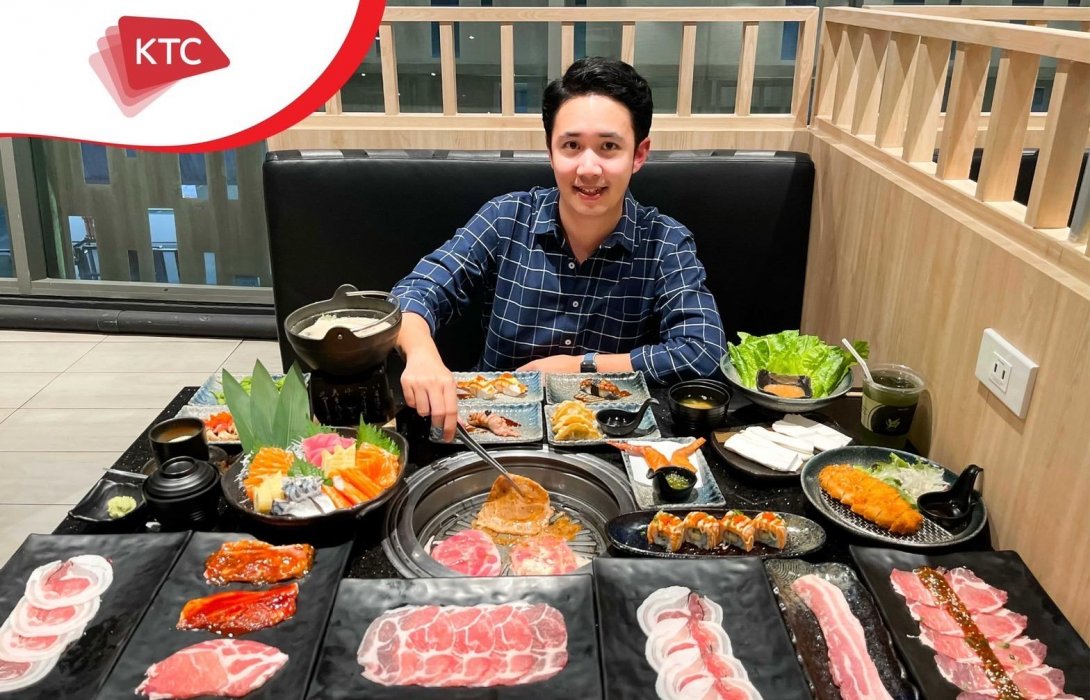 เคทีซีเชิญชวนสายบุฟเฟ่ต์ มาอิ่มไม่อั้น แรงไม่หยุดกับกว่า 50 ร้านบุฟเฟ่ต์ชื่อดัง  แลกรับส่วนลดสูงสุด 200 บาท 