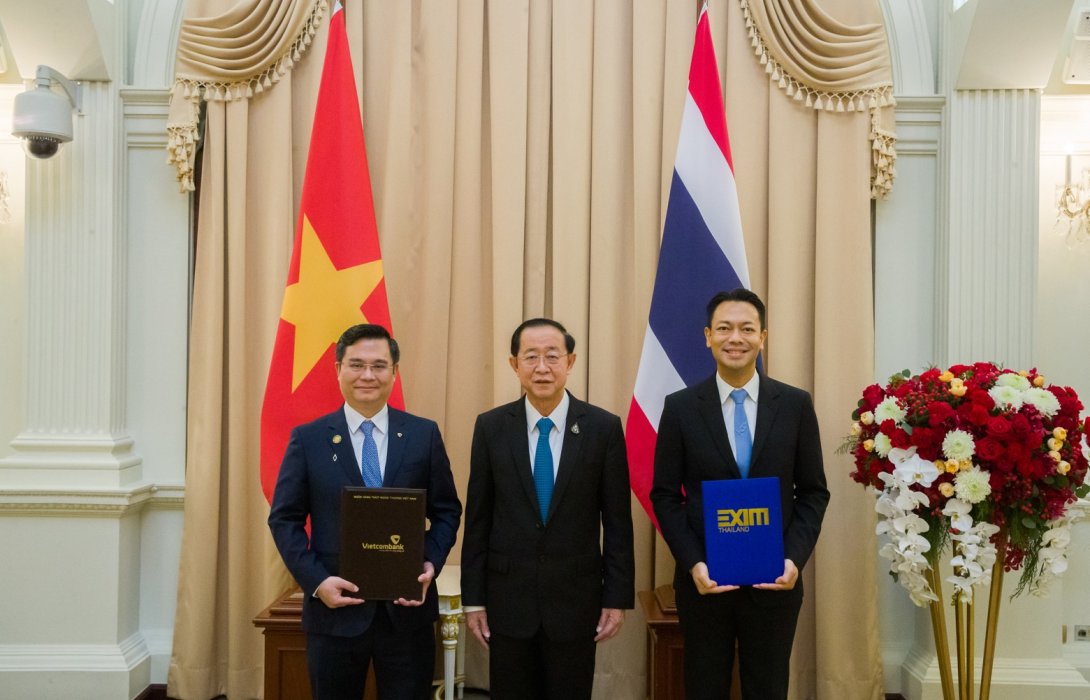EXIM BANK จับมือเวียดคอมแบงก์ สนับสนุนการค้าการลงทุนไทย-เวียดนาม เพิ่มมูลค่าลงทุน10,000ล้านในปี 2566
