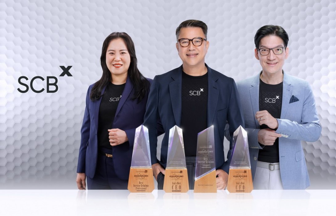 SCBX คว้า 4 รางวัลความเป็นเลิศระดับภูมิภาคเอเชีย จากเวที 13th Asian Excellence Awards 2023 ตอกย้ำบทบาทกลุ่มธุรกิจเทคโนโลยีการเงินชั้นนำระดับสากล