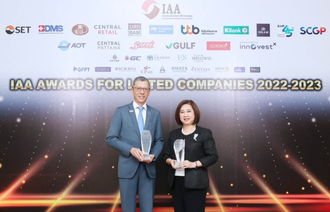 ทีเอ็มบีธนชาต คว้า 2 รางวัล จากเวที IAA Awards for Listed Companies 2022 – 2023 สะท้อนความเป็นเลิศของผู้บริหารในการนำพาองค์กรเติบโตอย่างยั่งยืน