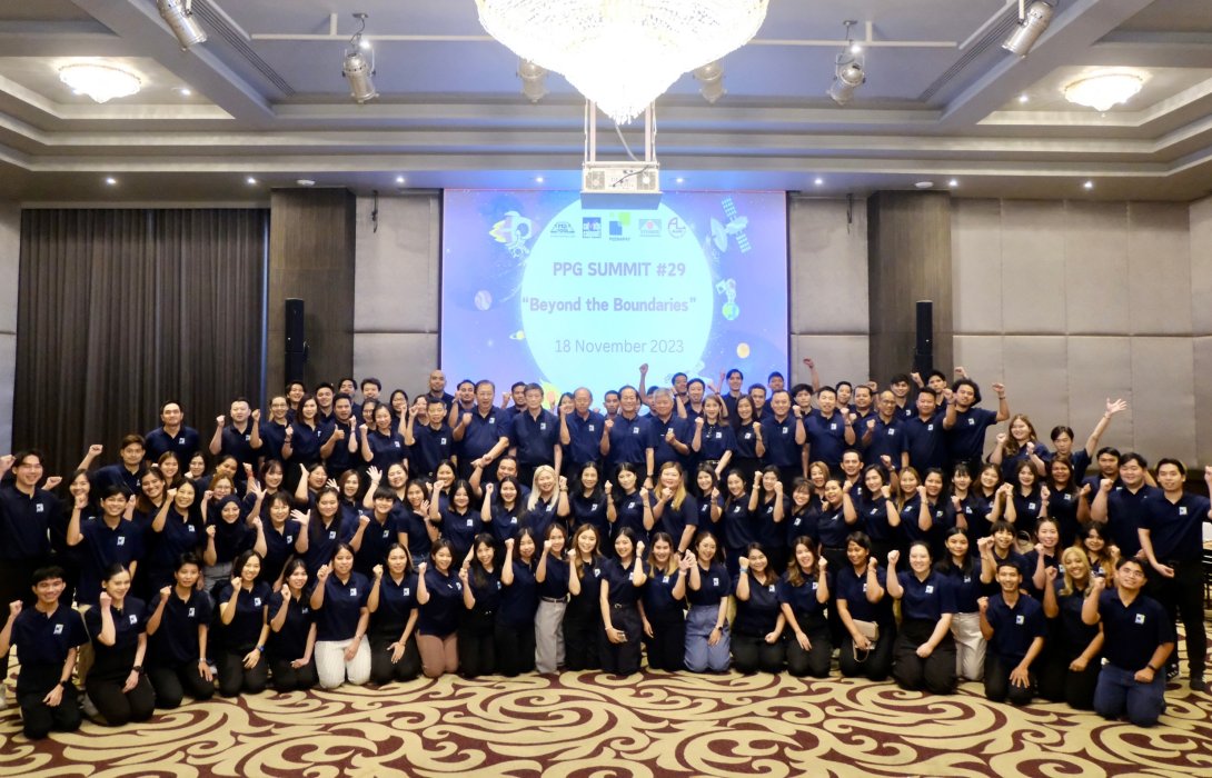 PRAPAT  ประชุม  PPG SUMMIT 2023 กำหนด “แผนกลยุทธ์-พัฒนาศักยภาพองค์กร สู่ความยั่งยืน”