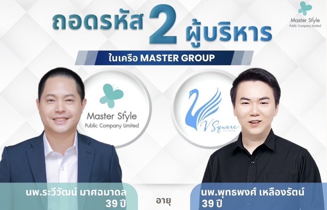 MASTER ทุ่มงบ 720 ลบ. เข้าลงทุน V Square Clinic เสริมทัพธุรกิจความงามแกร่ง หนุนทั้งปีปิดดีลแล้วทั้งหมด 10 ดีล