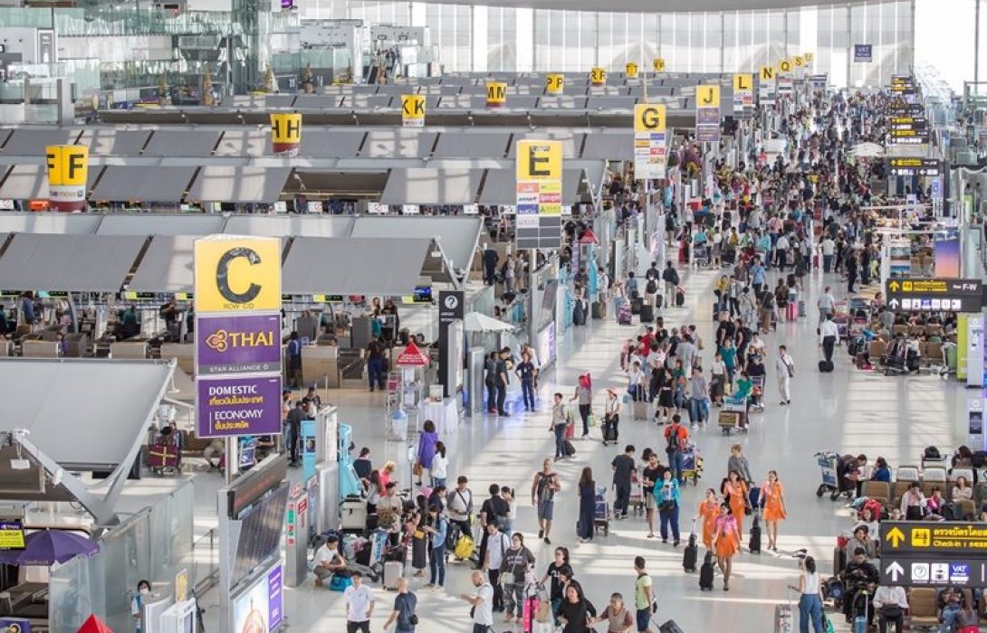 6 สนามบินไทยผู้โดยสารพุ่งปี๊ด! “สุวรรณภูมิ” แน่นเอี๊ยด 64.7 ล้านคน