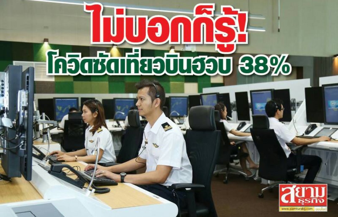 บวท. คาดการณ์ปริมาณเที่ยวบิน ปี 2564 หลังโควิด-19 ระบาด ระลอก 3 ลดลง 38%1