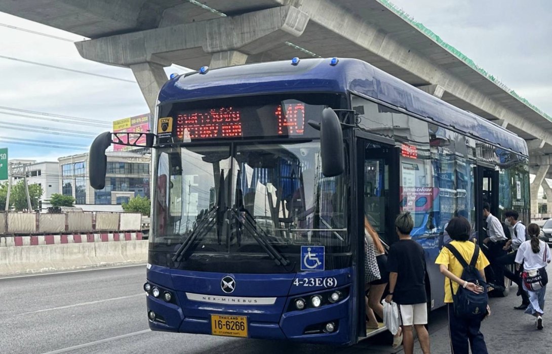 ไทย สมายล์ บัส เพิ่มความถี่รถเมล์สาย 140 ทุก 5-7 นาที ในชั่วโมงเร่งด่วน 