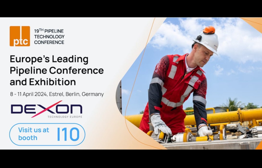 DEXON ร่วมงานเทคโนโลยีท่อนำส่งในยุโรป PTC โชว์นวัตกรรมตรวจสอบท่อด้วยคลื่นเสียงความถี่สูง