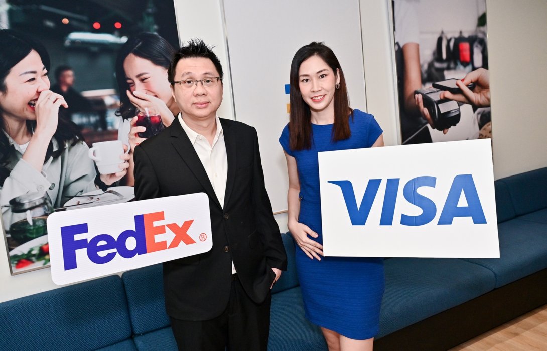 เฟดเอ็กซ์ x วีซ่า ผลักดันธุรกิจไทยเติบโตรุกตลาดโลก มอบส่วนลดค่าบริการขนส่งสินค้า สูงสุดถึง 60%