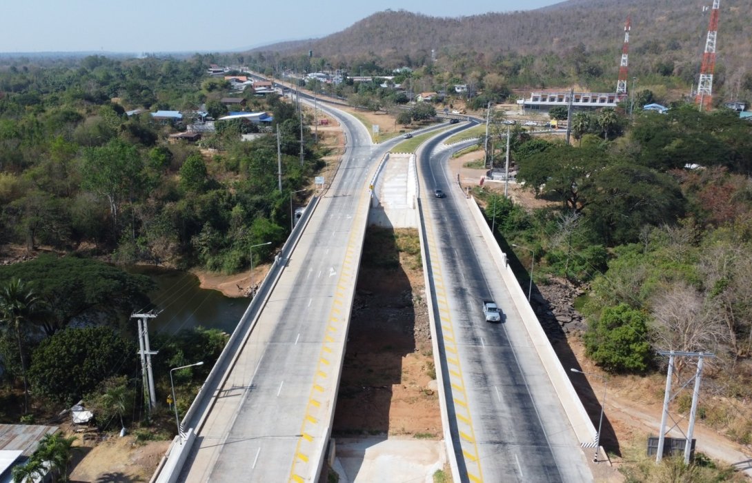 เสร็จแล้ว! ทางหลวงหมายเลข 229 สาย อ.มัญจาคีรี – แยกช่องสามหมอ จ.ขอนแก่น ช่วยเพิ่มประสิทธิภาพ “การขนส่ง - เศรษฐกิจ - ท่องเที่ยว” ภาคอีสาน