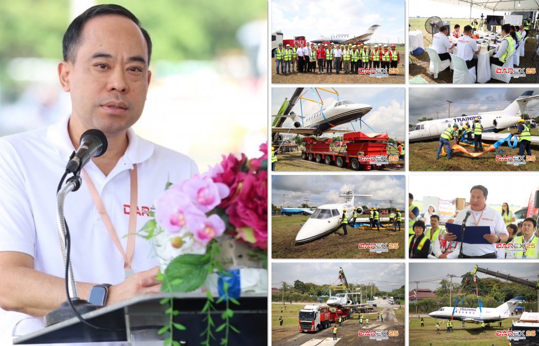 ท่าอากาศยานสุวรรณภูมิ จัดฝึกซ้อมการเคลื่อนย้ายอากาศยานขัดข้อง ย้ำมาตรฐาน ด้านความปลอดภัยพร้อมรับมือทุกสถานการณ์เต็มศักยภาพ