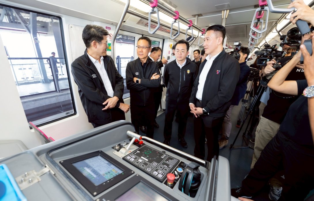 NBM พร้อมเปิดให้บริการรถไฟฟ้ามหานคร สายสีชมพู เต็มระบบ 4 ธ.ค. นี้