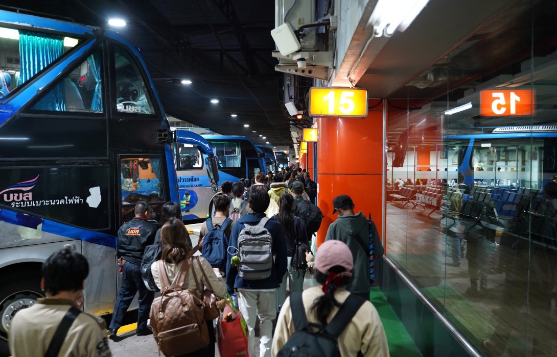 บขส.สรุปยอดรวม 10 วัน ผู้โดยสารใช้บริการกว่า 1.2 ล้านคน ใช้รถโดยสาร 7.3 หมื่นเที่ยว 