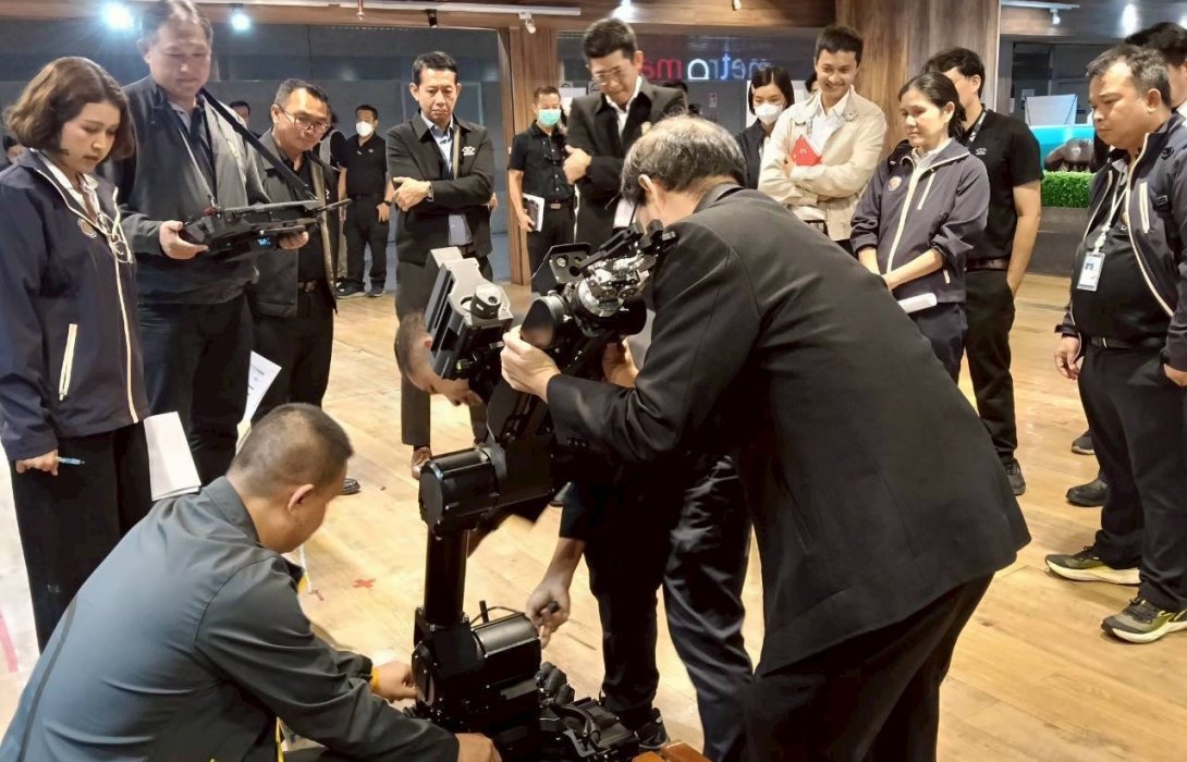 รฟม. X สทป. วิจัยและพัฒนา “หุ่นยนต์ตรวจการณ์” ตัวแรก เพื่อสนับสนุนภารกิจด้านความปลอดภัยในเขตระบบรถไฟฟ้า MRT 