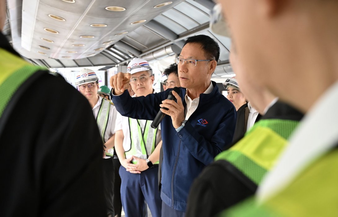 บอร์ด รฟม. ลงพื้นที่ตรวจความพร้อม ก่อนเริ่มปิดสะพานข้ามแยกประตูน้ำ ในคืนวันที่ 24 เมษายนนี้ 