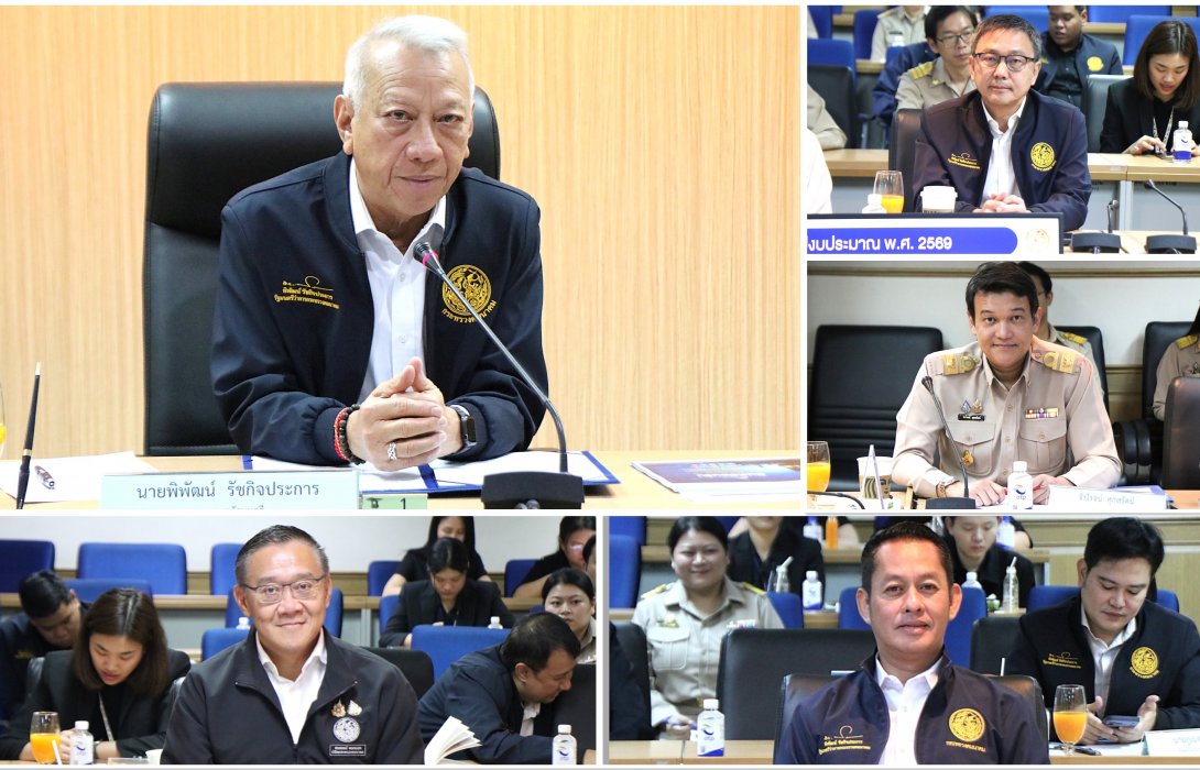 “พิพัฒน์” สั่ง สนข. เร่งดัน พ.ร.บ.ตั๋วร่วม–Landbridge ให้เห็นผลจริง ชูไอเดีย “มอเตอร์เวย์ทางน้ำ” เชื่อมเหนือสู่อ่าวไทย หนุนเศรษฐกิจ–ลดค่าครองชีพ