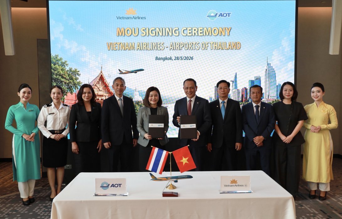 AOT จับมือ Vietnam Airlines ลุยเปิดเส้นทางบินใหม่ ปลุกตลาดท่องเที่ยวไทย-เวียดนาม