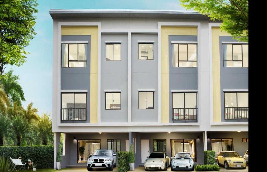 ธนาคลัสเตอร์ ราชพฤกษ์ – สถานีบางพลู เปิดแบบบ้านใหม่ Cluster 6 lite ทาวน์โฮม 3 ชั้น 