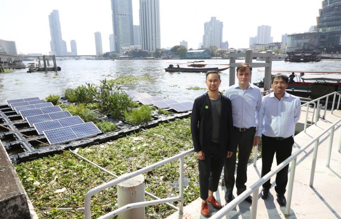 เอสซีจี ร่วมกับ สถานทูตเนเธอร์แลนด์ และ ฉมา ภูมิสถาปนิก โชว์แนวคิดสวนบนโซลาร์ฟาร์มลอยน้ำ