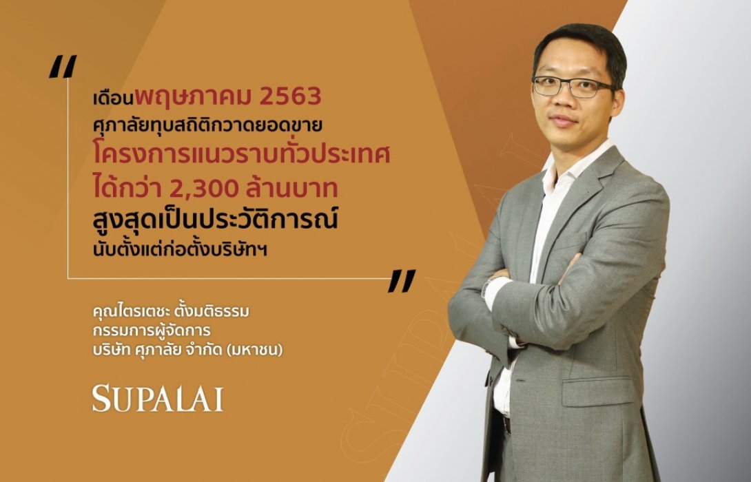 ศุภาลัย ทุบสถิติ! โชว์ยอดขายโครงการแนวราบสูงสุดเป็นประวัติการณ์