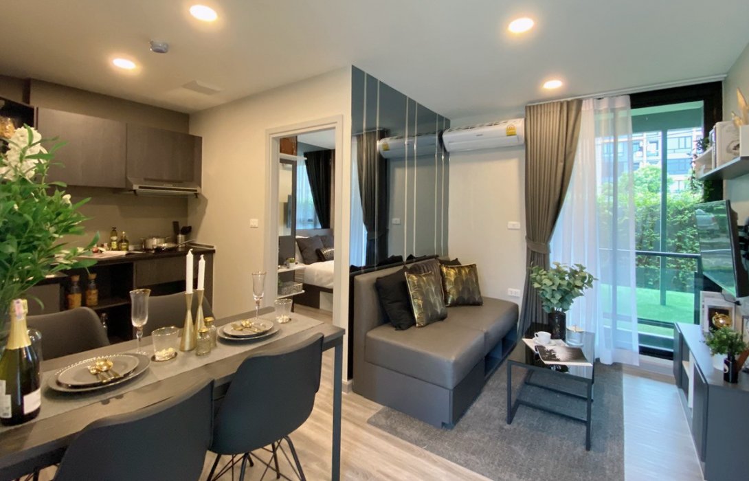 คอนโดมิเนียมส่วนตัว The Cube Boutique Ramintra บนส่วนกลางลอยฟ้า  