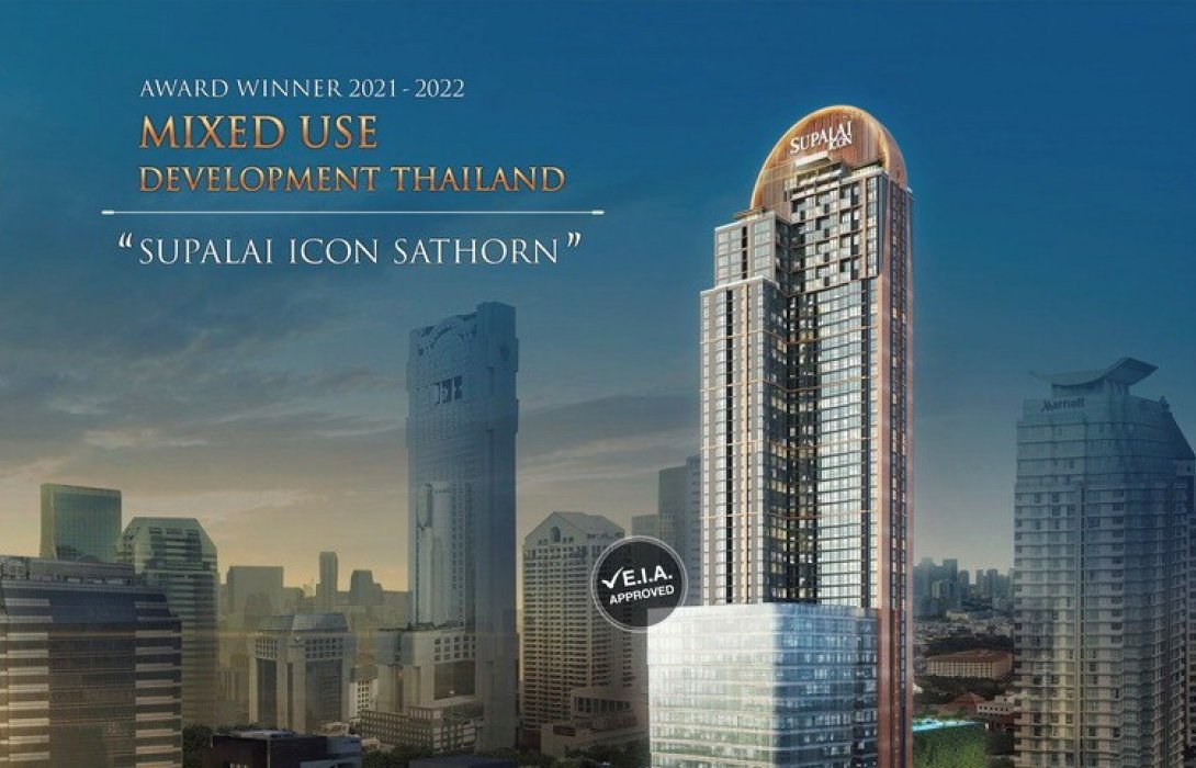 ศุภาลัย ไอคอน สาทร คว้ารางวัล Asia Pacific Property Awards 2021-2022