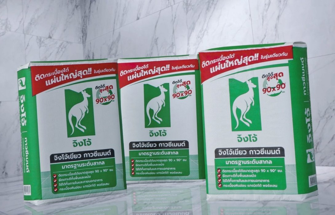“ปูนกาวจิงโจ้เขียว” ดาวรุ่งใหม่ตลาดปูนกาวซีเมนต์
