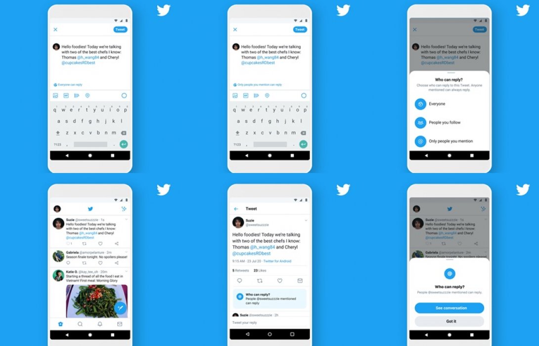 รู้ยัง? “ทวิตเตอร์” เปิดตัวฟีเจอร์ใหม่ ตั้งค่าจำกัดผู้ตอบทวีตบทสนทนา 