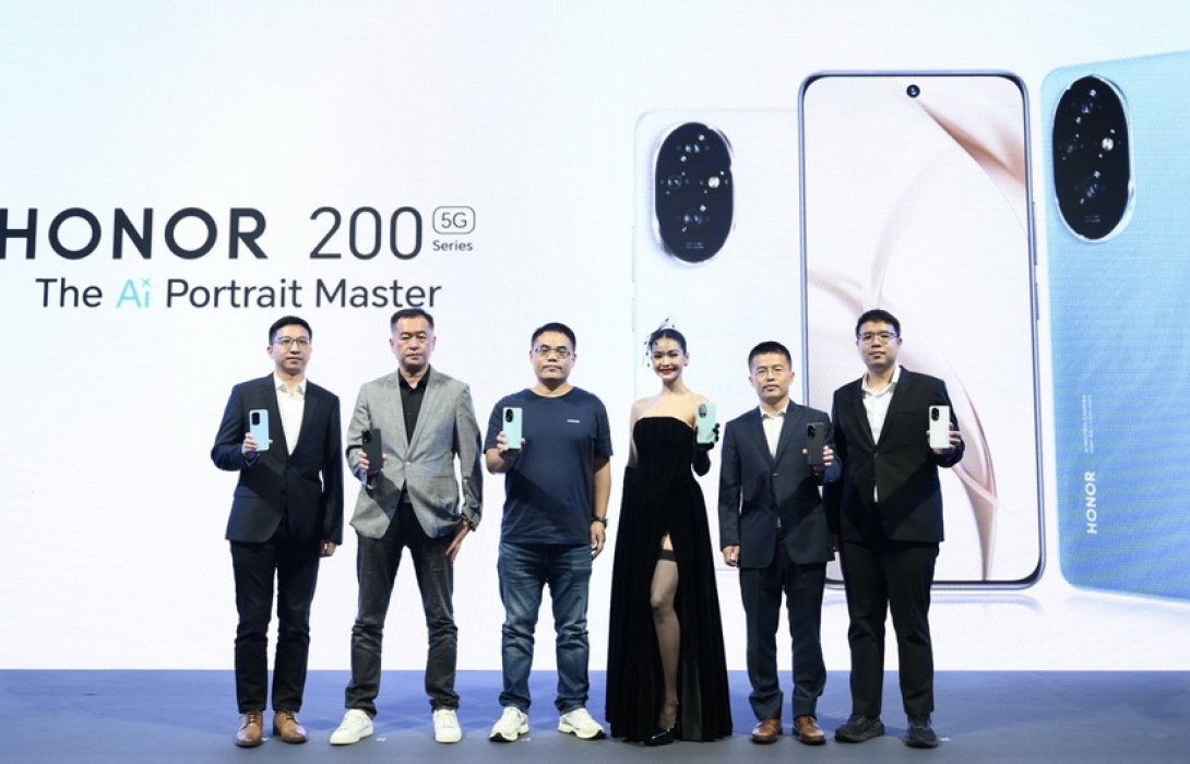 เปิดตัวแล้ว! HONOR 200 Series สมาร์ตโฟนสเปคระดับเรือธงมาพร้อม AI เสริมการถ่ายภาพระดับสตูดิโอชั้นนำ ตัวตึงมิสแกรนด์ ‘อิงฟ้า วราหะ’ นั่งแท่นพรีเซนเตอร์สมาร์ทโฟนครั้งแรก pre-order ได้ตั้งแต่วันที่ 26 มิถุนายนนี้!