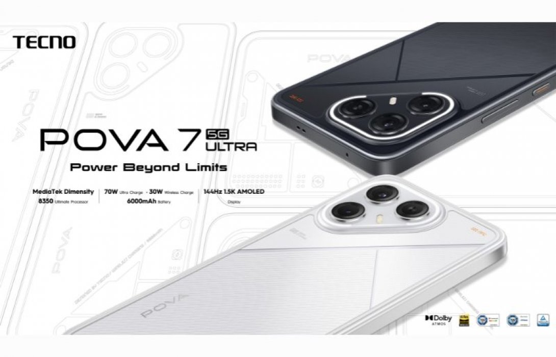 สิ้นสุดการรอคอย! TECNO POVA 7 Ultra 5G สุดยอดเกมมิ่งโฟนระดับโปร ดีไซน์ล้ำ จัดเต็มกล้อง และAI พร้อมวางจำหน่ายแล้ว